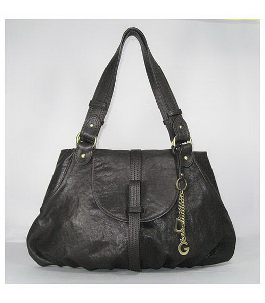 D & G Hobo Bag_Dark Caffè in pelle